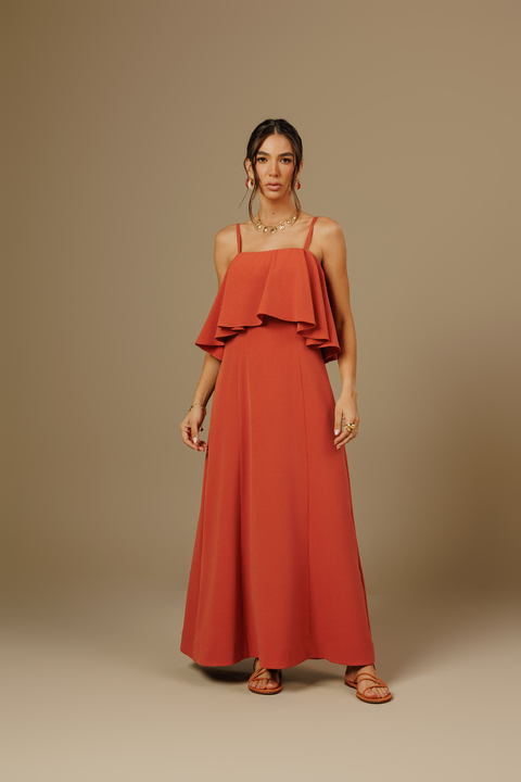 VESTIDO WANESSA - TERRACOTA