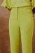 CALÇA ALFAIATARIA CLASSICA BOTAO- AMARELO AURORA - comprar online