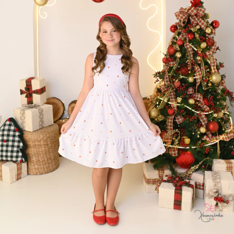 R0200016 Vestido Bianca Branco Morango