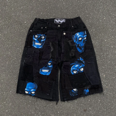 LIQUID BLUE JORTS
