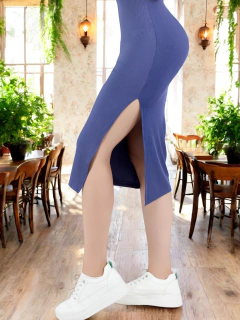 Vestido De Mujer Midi Casual Stretch Para Diario Y Salida en internet