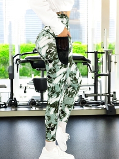 Leggins Deportivo Mujer Mallas Gym Mallones Dama Con Bolsas Laterales en internet