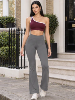Legging Acampanado Mujer Cintura Alta | Stretch Moldea Figura Deportivo Casual en internet