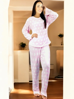 Pijama Afelpada para Mujer Polar FLeece Pantalón y Sudadera - MALABIS