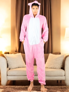 Pijama Mameluco Adultos Y Niño Tela Polar Fleece de Invierno Pijamas Familiares - MALABIS