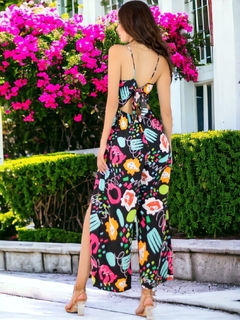 Palazzo de mujer Jumper De Pierna Ancha de Estampados Mono Completo Jumpsuit - comprar en línea