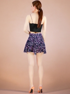 FALDA SHORT DE MUJER CASUAL DE ESTAMPADO FLORAL - tienda en línea