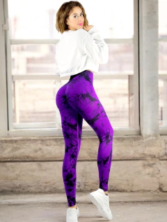 Leggings Deportivos Tie-Dye Mujer para Yoga y Gym: Comodidad y Estilo