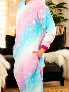 Pijama Mameluco Adultos Y Niño Tela Polar Fleece de Invierno Pijamas Familiares - MALABIS