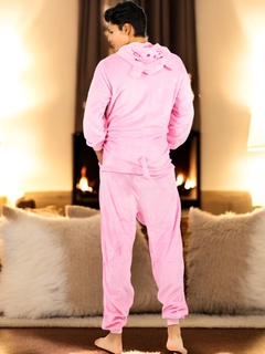Pijama Mameluco Adultos Y Niño Tela Polar Fleece de Invierno Pijamas Familiares - tienda en línea
