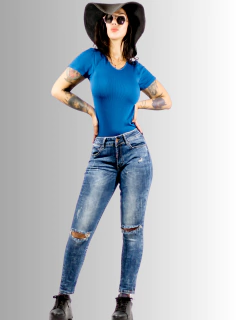 SET DE 2 BLUSAS PLAYERA DE MUJER CANALÉ STRETCH - comprar en línea