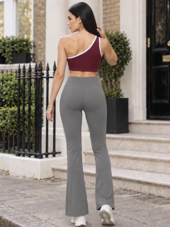 Legging Acampanado Mujer Cintura Alta | Stretch Moldea Figura Deportivo Casual