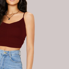 Set 2 Tops Mujer Deportivo O Casual Blusa Croptop Tirantes