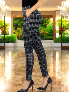 Leggins a Cuadros Jeggins Mujer Legging Pantalón Mallones Mayon Malla en internet