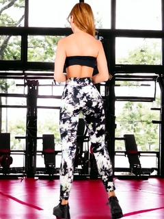 Legging Deportivo de Mujer Push Up Diseño Jaspeado en Colores - MALABIS