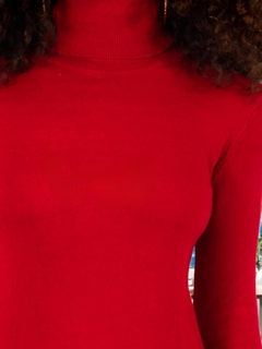 Suéter Mujer Cuello Alto Sueteres De Dama Cuello Tortuga Sweater - MALABIS
