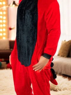 Pijama Mameluco Adultos Y Niño Tela Polar Fleece de Invierno Pijamas Familiares