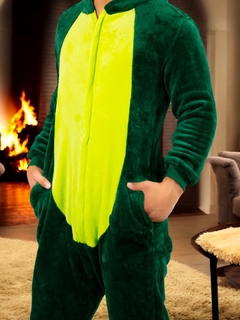 Pijama Mameluco Adultos Y Niño Tela Polar Fleece de Invierno Pijamas Familiares - comprar en línea