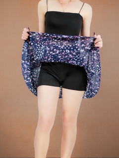 FALDA SHORT DE MUJER CASUAL DE ESTAMPADO FLORAL