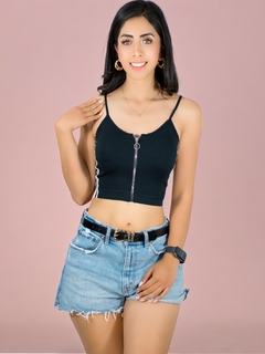 TOP DE MUJER DE TIRANTES CANALÉ STRETCH INDIVIDUAL Y EN SET DE 2