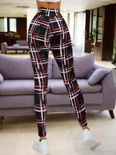 Imagen de LEGGINS DE MUJER DE LICRA DEPORTIVO O CASUAL DE ESTAMPADOS STRETCH