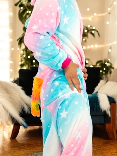 Pijama Mameluco Adultos Y Niño Tela Polar Fleece de Invierno Pijamas Familiares - tienda en línea