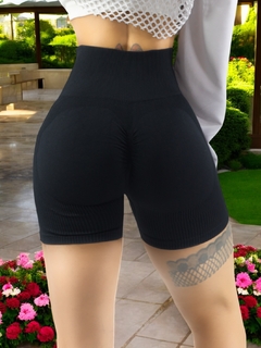 Shorts de Mujer Stretch Texturizado Push Up para Mujer Biker, Running, Gym y Entrenamiento Shores en internet