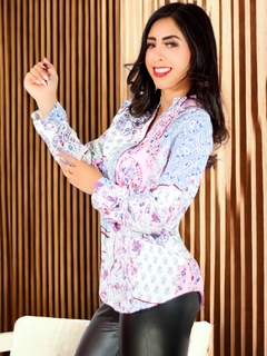 Camisas Mujer Blusa Elegante Casual Dama Manga Larga Trendin en internet