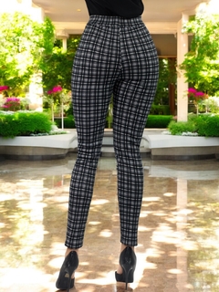 Leggins a Cuadros Jeggins Mujer Legging Pantalón Mallones Mayon Malla - MALABIS