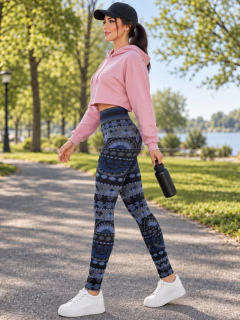 Leggings Mujer casual Tiro Alto Moldeadores Estampados