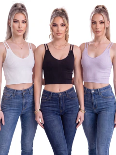 PACK DE 3 TOPS PARA MUJER -CASUSAL Y COMODO - tienda en línea