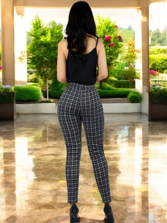 Imagen de Leggins a Cuadros Jeggins Mujer Legging Pantalón Mallones Mayon Malla