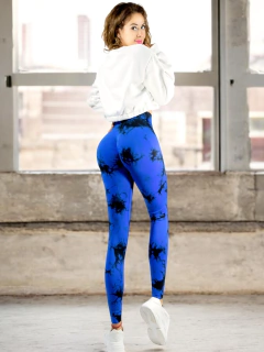 Leggings Deportivos Tie-Dye Mujer para Yoga y Gym: Comodidad y Estilo