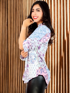 Camisas Mujer Blusa Elegante Casual Dama Manga Larga Trendin - tienda en línea