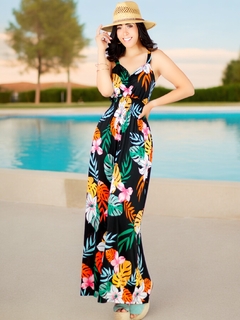 Vestido Largo de Mujer Stretch de Estampados Primaverales - tienda en línea