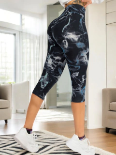 Set 2 Capris de Mujer Stretch de Diseños Estampados Legging corto