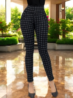 Leggins a Cuadros Jeggins Mujer Legging Pantalón Mallones Mayon Malla - comprar en línea
