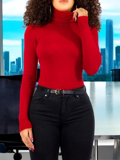 Imagen de Suéter Mujer Cuello Alto Sueteres De Dama Cuello Tortuga Sweater