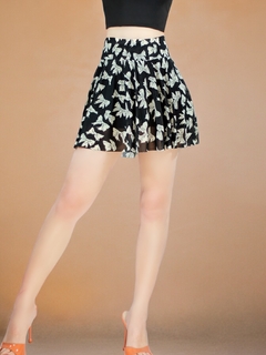 FALDA SHORT DE MUJER CASUAL DE ESTAMPADO FLORAL