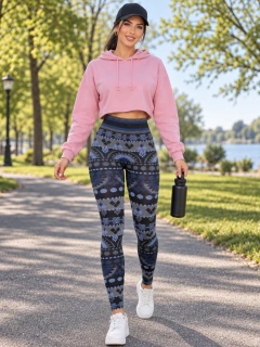 Leggings Mujer casual Tiro Alto Moldeadores Estampados - MALABIS