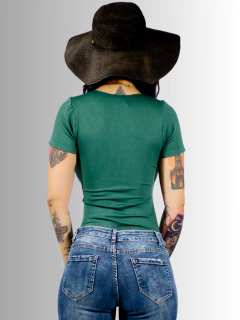 SET DE 2 BLUSAS PLAYERA DE MUJER CANALÉ STRETCH - MALABIS