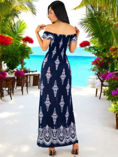 Vestido Maxi Casual Mujer Largo Cómodo Estilo Boho