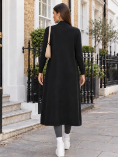 Abrigo para Mujer, Cárdigan Largo, Suéter Abierto de Manga Larga, Elegante y Casual en internet