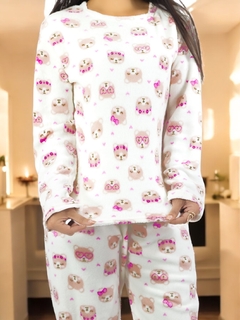 Pijama Afelpada para Mujer Polar FLeece Pantalón y Sudadera en internet