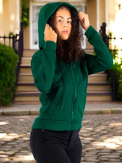 Sudadera Térmica Mujer con Capucha, Cierre y Bolsillos - tienda en línea