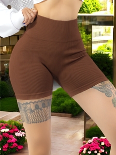 Shorts de Mujer Stretch Texturizado Push Up para Mujer Biker, Running, Gym y Entrenamiento Shores - comprar en línea