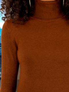 Suéter Mujer Cuello Alto Sueteres De Dama Cuello Tortuga Sweater - comprar en línea