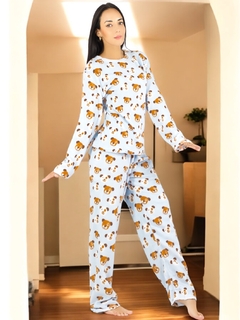Imagen de Pijama Afelpada para Mujer Polar FLeece Pantalón y Sudadera