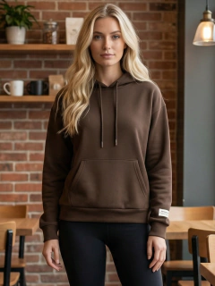 Sudadera Hoodie para Mujer con Capucha y Bolsa Frontal | Tela Stretch Suave y Cómoda | Casual para Diario - comprar en línea
