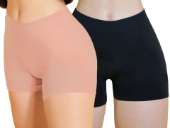 Set 2 Boxer Short Mujer Faja Moldeado Calzon Levanta Gluteos